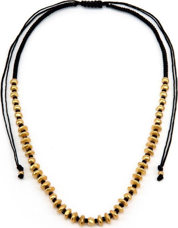 VESTOPAZZO--COLLANA-REGOLABILE-MACRAME'-RO