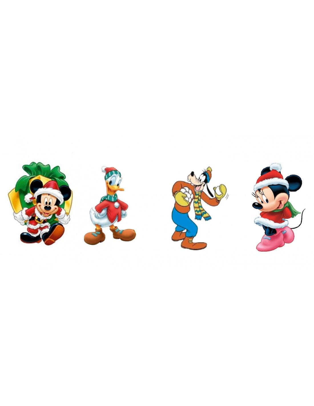 Vetrofania per finestre Natale Disney assortito