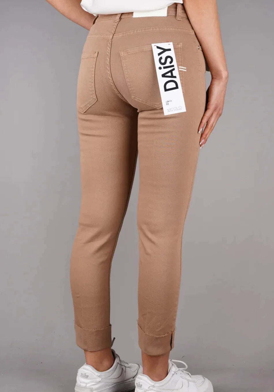 Vicolo Pantalone 5 Tasche De5106 Cammello Pe23 Moda/Donna/Abbigliamento/Pantaloni Kanal 32 - Santa Maria di Licodia, Commerciovirtuoso.it
