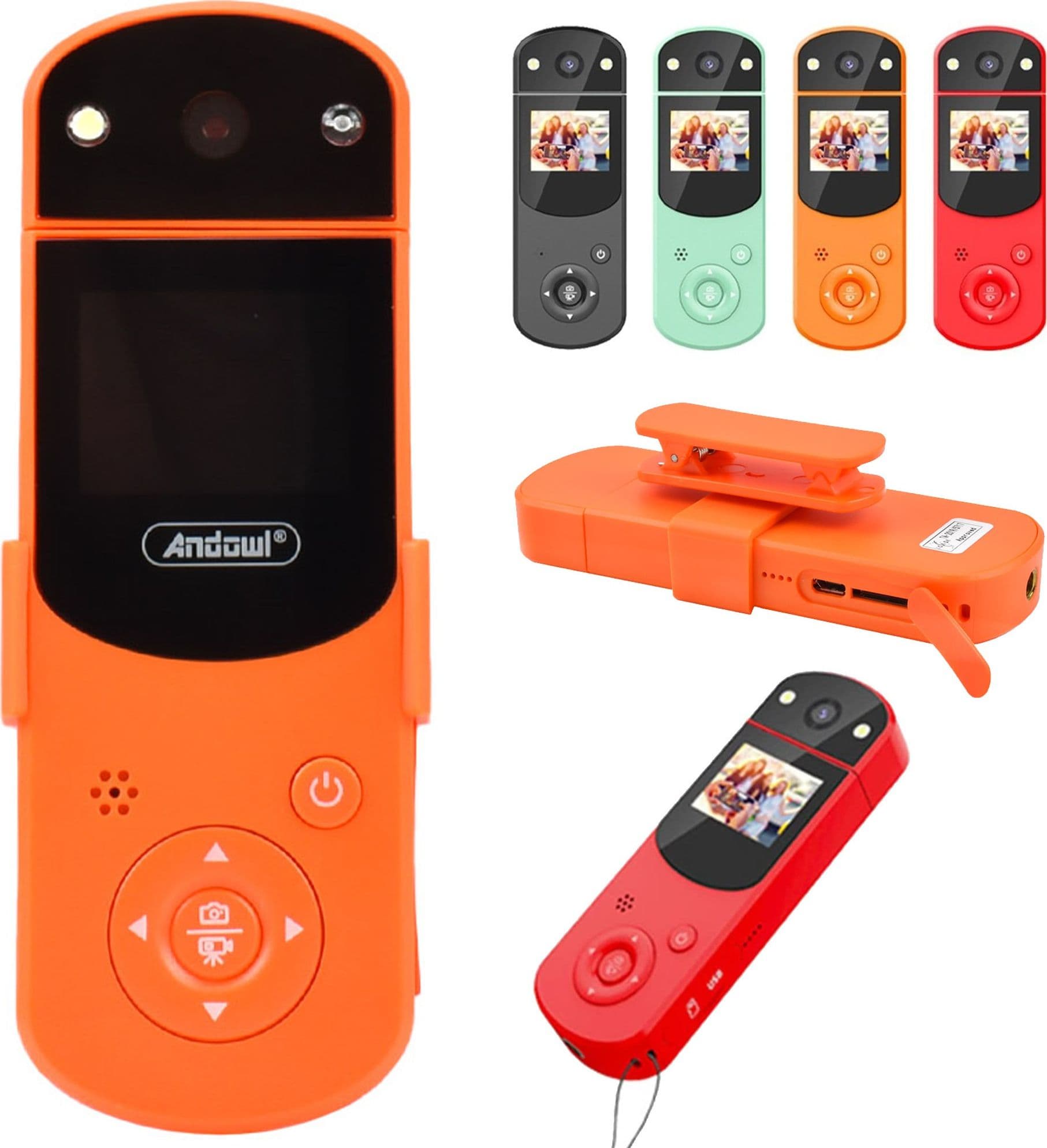Videocamera Portatile Q-sd2 Mini Action Camera Hd Clip Vestiti Ruotabile 1080p Elettronica/Foto e videocamere/Action camera e accessori/Action camera Trade Shop italia - Napoli, Commerciovirtuoso.it