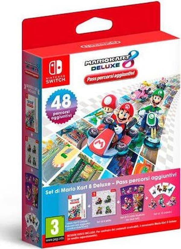 Videogioco-Nintendo-SWITCH-Mario-Kart-8-Deluxe-Booster-Pack-(no-game)