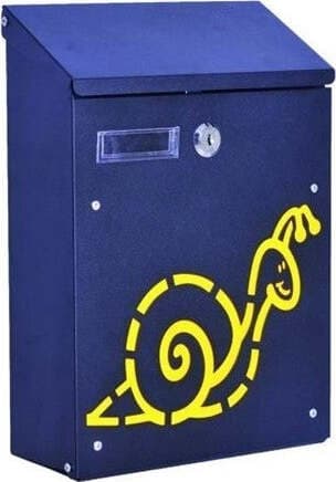VIGOR---CASSETTA-PER-LETTERE-MOD-LUMACA-21X30X8,5CM-NERA