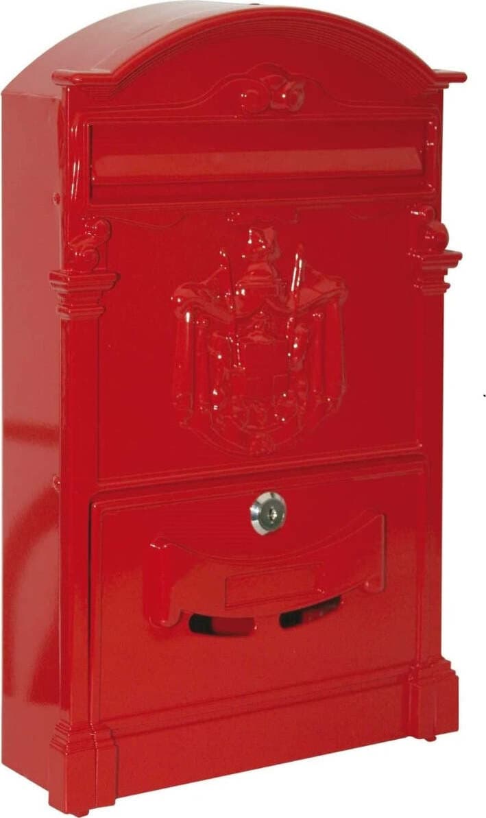 VILLA-ITALIA---CASSETTA-POSTALE-IN-ALLUMINIO---COLORE-ROSSO