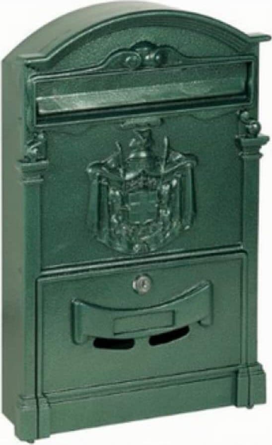 VILLA-ITALIA---CASSETTA-POSTALE-IN-ALLUMINIO-VERDE-26x9x41-cm