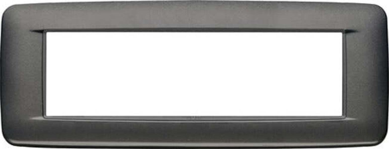VIMAR---1-PLACCA-EIKON-ROUND-7-MODULI-IN-METALLO-COLORE-ANTRACITE-MATT-20687.15