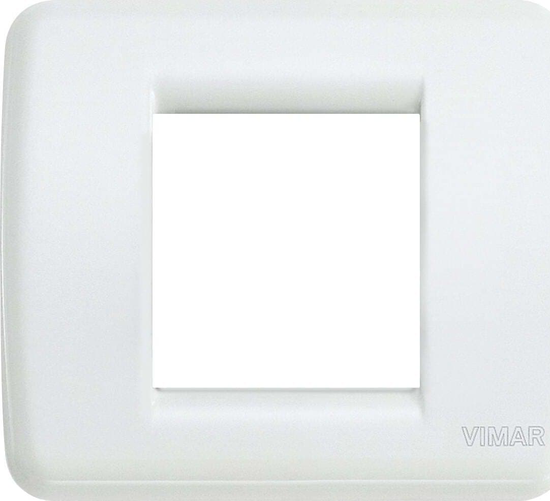 VIMAR---1-PLACCA-IDEA-RONDO'-1-2-MODULI-IN-METALLO-BIANCO-17093.01