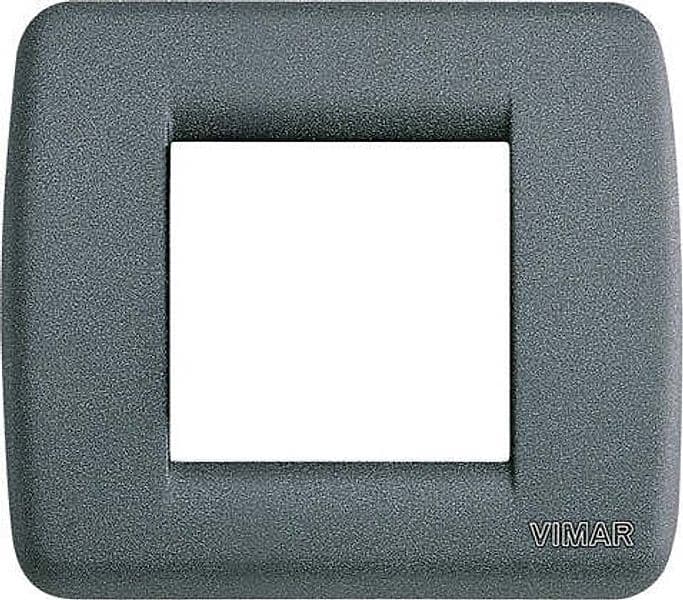 VIMAR---1-PLACCA-IDEA-RONDO'-1-2-MODULI-IN-METALLO-COLORE-ARDESIA-17093.46