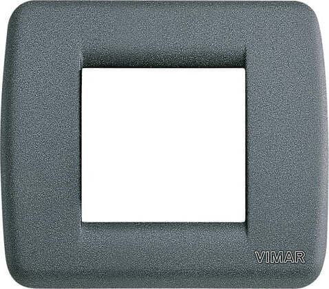 VIMAR---1-PLACCA-IDEA-RONDO'-1-2-MODULI-IN-METALLO-COLORE-ARDESIA-17093.46