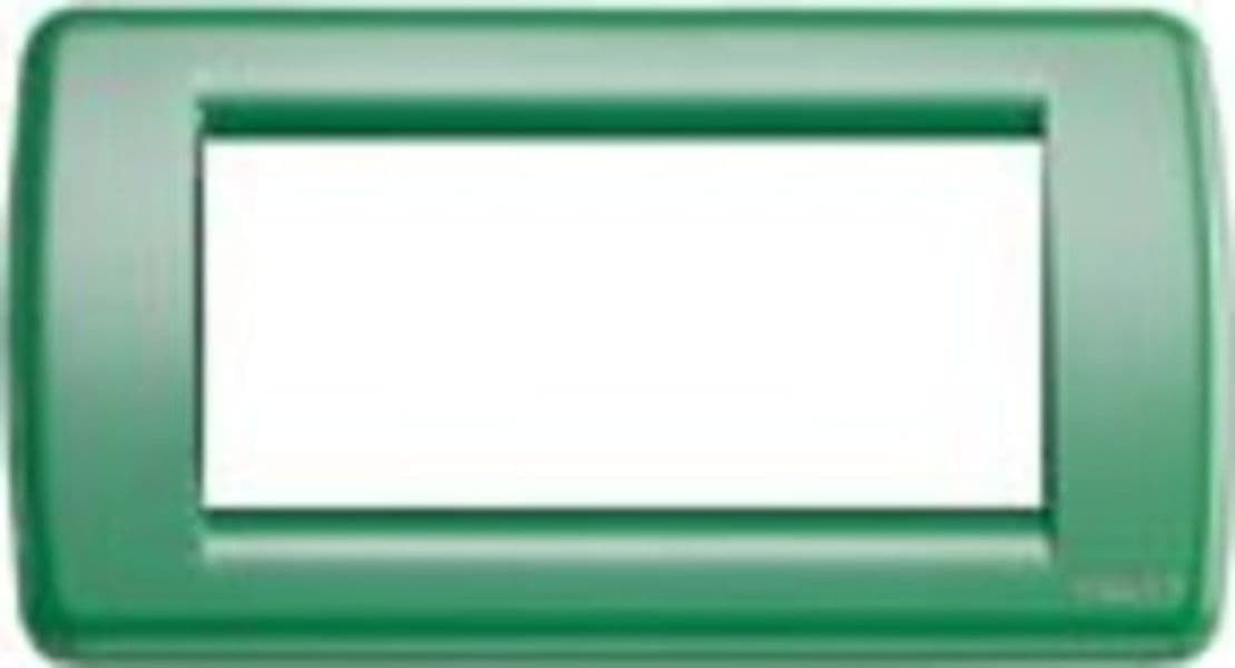 VIMAR---1-PLACCA-IDEA-RONDO'-4-MODULI-IN-METALLO-COLORE-VERDE-SALVIA-16754.08