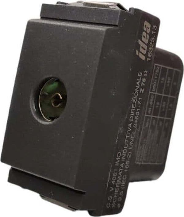 VIMAR---1-PRESA-TV-COASSIALE-PASSANTE-SCHERMATA-13DB-SERIE-IDEA-COLORE-GRIGIO-16325.13