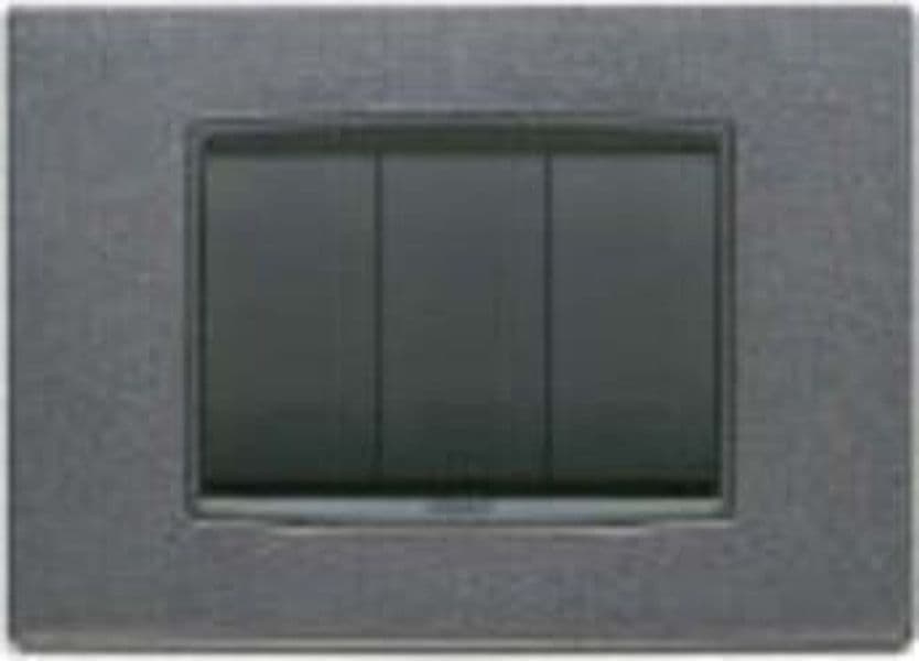 Vimar---Placca-Classic-3-moduli-in-metallo-Serie-Eikon-colore-Grigio-Atlantic-Metal-20653.09