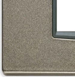 Vimar---Placca-Classic-4-moduli-Serie-Eikon-in-metallo-colore-Titanio-Metal-20654.08