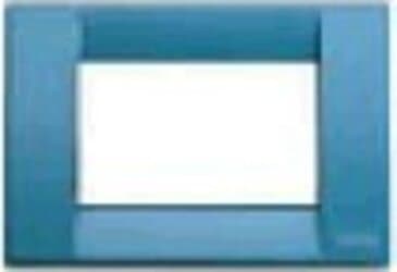 Vimar---Placca-classica-3-moduli-in-metallo-Serie-Idea-colore-turchese-16733.06