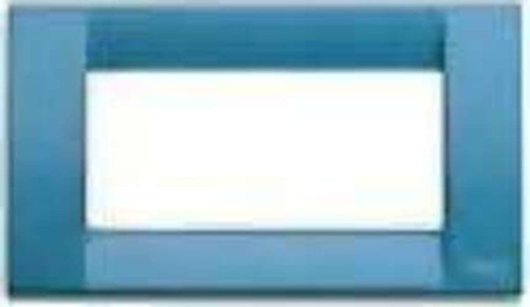 Vimar---Placca-classica-4-moduli-in-metallo-Serie-Idea-colore-Turchese-16734.06
