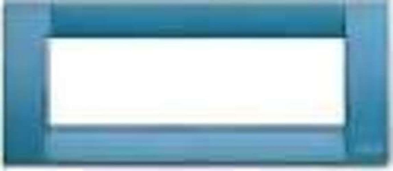 Vimar---Placca-classica-6-moduli-in-metallo-Serie-Idea-colore-turchese-16736.06