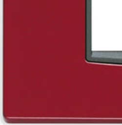 Vimar---Placca-Eikon-Classic-4-moduli-in-metallo-colore-Rosso-Imperiale-Metal-20654.04