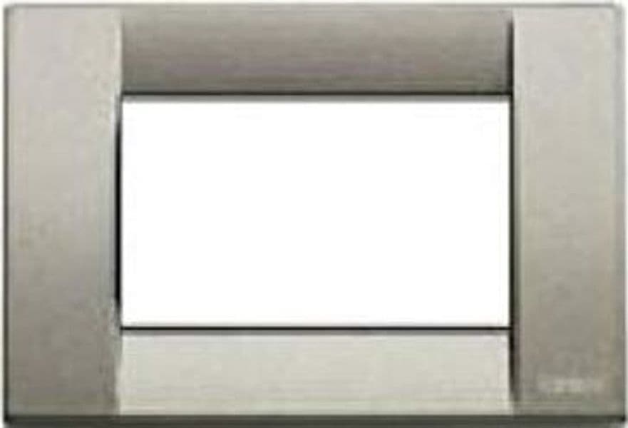 VIMAR---PLACCA-IDEA-3-MODULI-METALLO-TITANIO-METALLIZZATO-ART.-16733.24