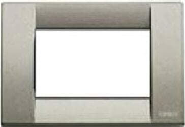 VIMAR---PLACCA-IDEA-3-MODULI-METALLO-TITANIO-METALLIZZATO-ART.-16733.24