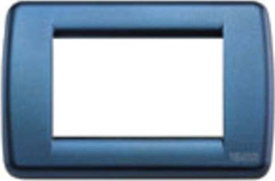 VIMAR---PLACCA-IDEA-RONDO'-3-MODULI-IN-METALLO-BLU-EURO-MICALITICO-16753.28