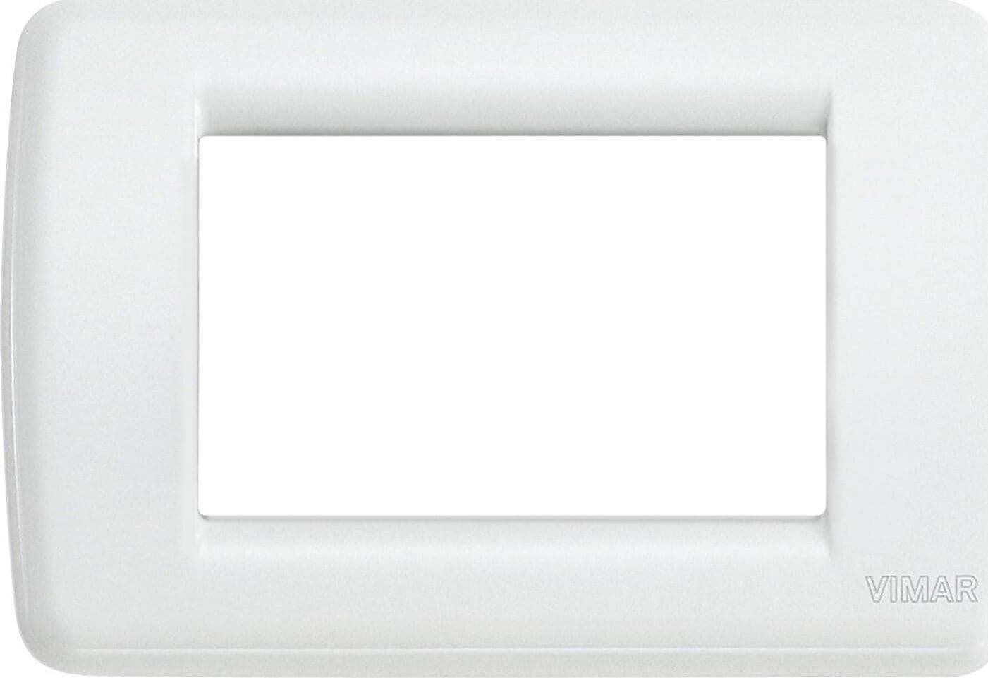VIMAR---PLACCA-IDEA-RONDO'-3-MODULI-METALLO-BIANCO-16753.01