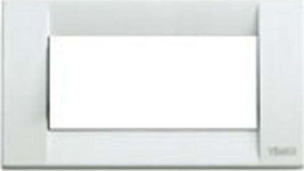VIMAR---PLACCA-IDEA-RONDO'-4-MODULI-METALLO-BIANCO-ART.-16734.01