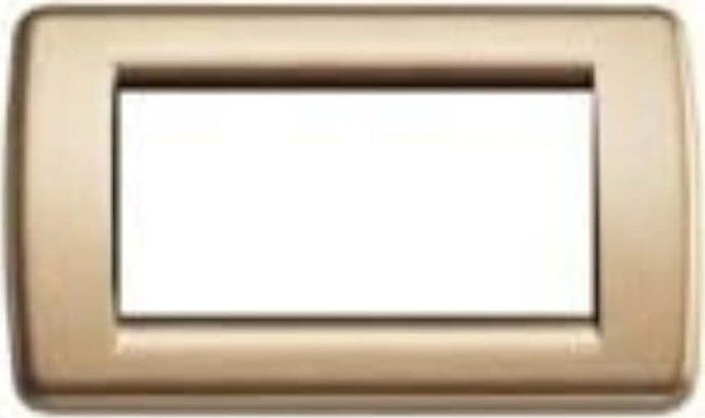 VIMAR---PLACCA-IDEA-RONDO'-4-MODULI-METALLO-BRONZATO
