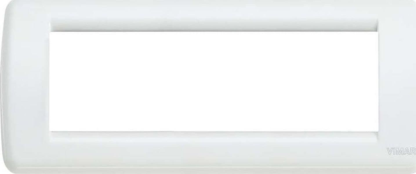 VIMAR---PLACCA-IDEA-RONDO'-6-MODULI-METALLO-COLORE-BIANCO-16756.01