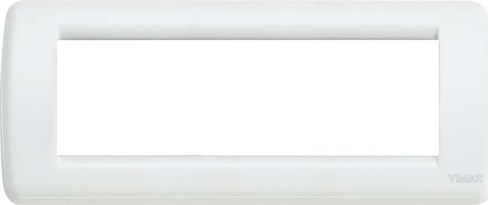 VIMAR---PLACCA-IDEA-RONDO'-6-MODULI-METALLO-COLORE-BIANCO-16756.01