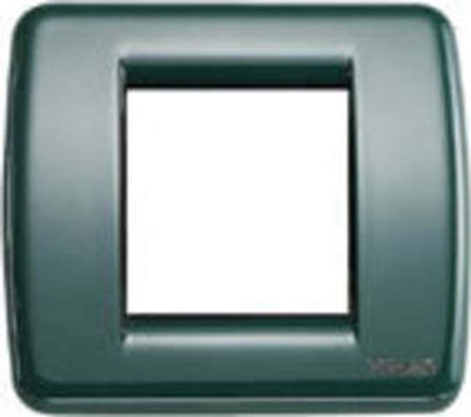 Vimar---Placca-rondò-1-2-moduli-in-metallo-colore-verde-bosco-17093.07