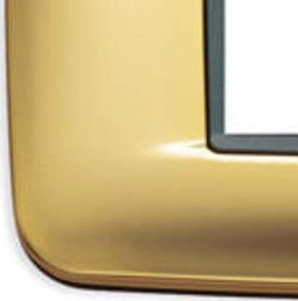 Vimar---Placca-Round-7-moduli-Serie-Eikon-in-metallo-colore-Oro-Satinato-20687.21