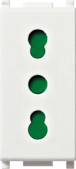 VIMAR---PRESA-2P+T-16A-P17/11-SERIE-PLANA-BIANCO