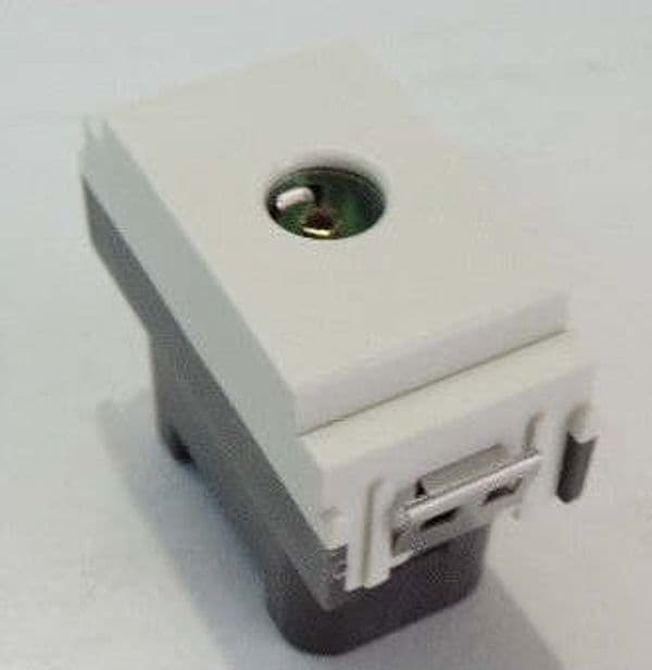 Vimar---Presa-TV-semplice-coassiale-blindata-Ø-9,5-mm-75-Ohm-IEC-bianca-1-modulo-Serie-Idea-colore-bianco-16324.B