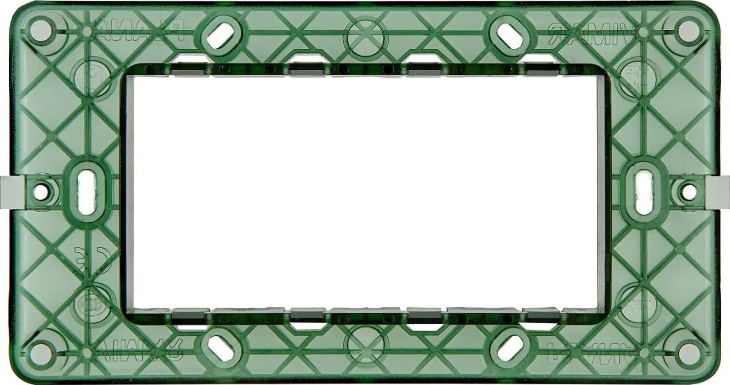 VIMAR---SERIE-PLANA-SUPPORTO-4-MODULI-PER-SCATOLE