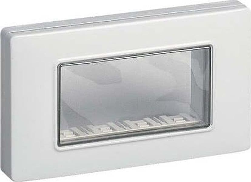 VIMAR-CALOTTA-IP55-4MOD+VITI-GRIGIO