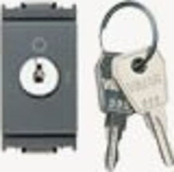 VIMAR-IDEA-INTERRUTTORE-BIPOLARE-16A-250V-CON-CHIAVE-GRIGIO