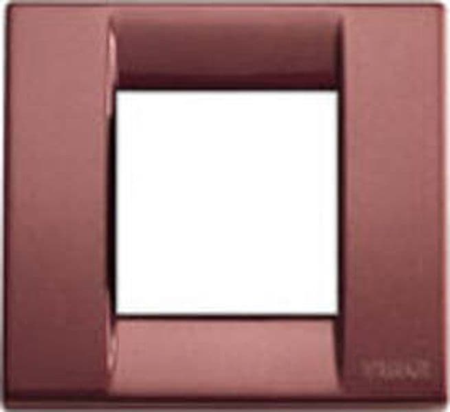 VIMAR-PLACCA-IDEA-1-2M-BORDEAUX-METALLIZZATO