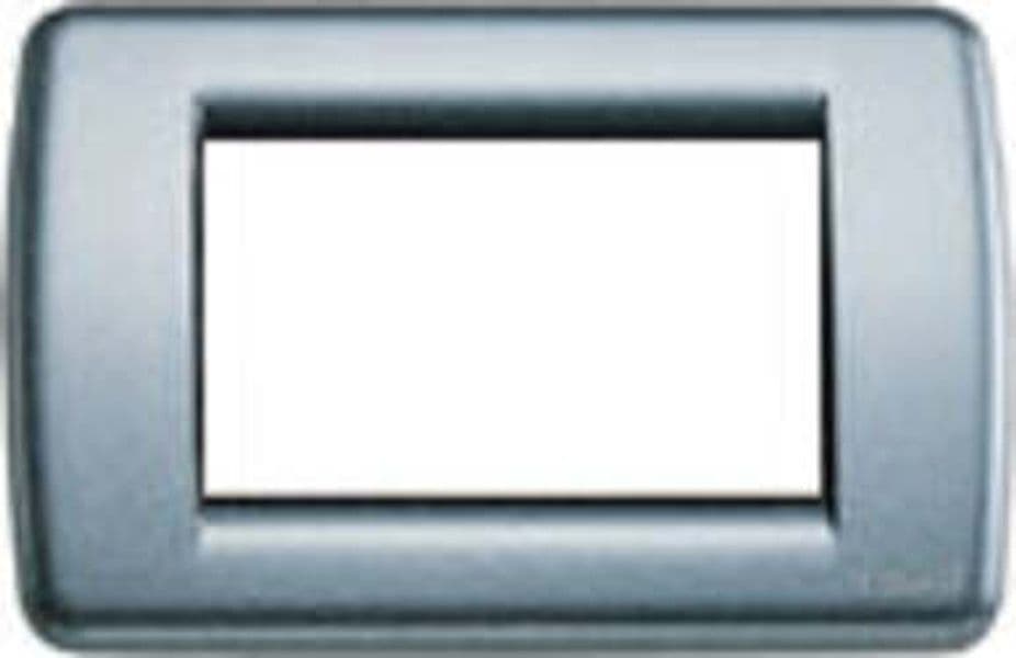 VIMAR-PLACCA-IDEA-MOD.RONDO-3P-MET.-AVIO