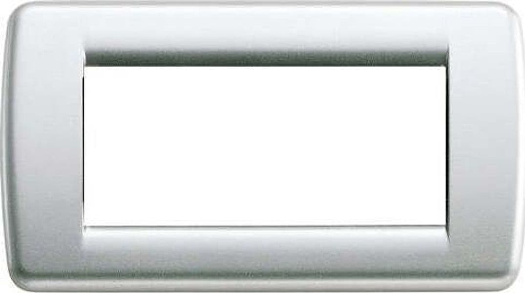 VIMAR-PLACCA-IDEA-RONDO'-4M-ARGENTO