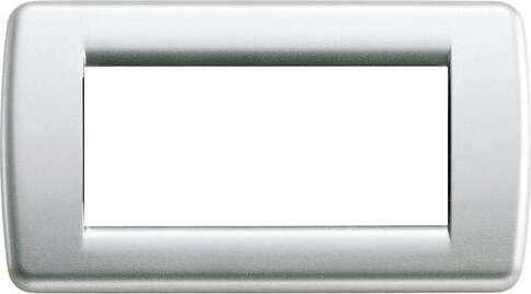 VIMAR-PLACCA-IDEA-RONDO'-4M-ARGENTO