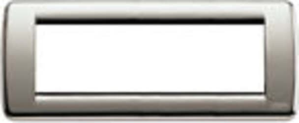 VIMAR-PLACCA-IDEA-RONDO'-6M-MET.-NICKEL