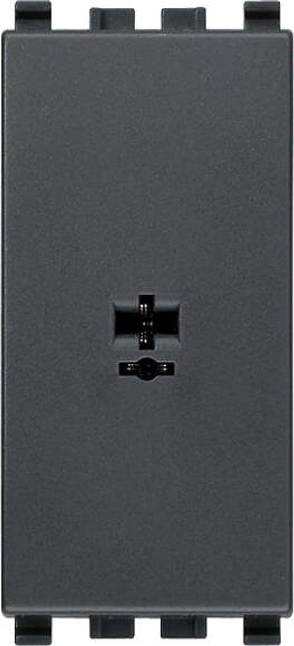 VIMAR-SERIE-EIKON-PRESA-2P-PUNTO-LINEA-A-SALDARE-GRIGIO