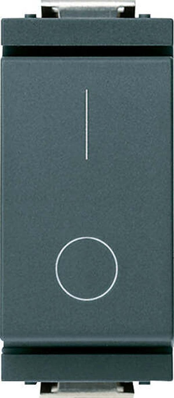 VIMAR-SERIE-IDEA-INTERRUTTORE-BIPOLARE-16A-250V-MODULO-RIDOTTO-GRIGIO-17007