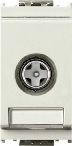 VIMAR-SERIE-IDEA-PRESA-COASSIALE-DERIVATA-CON-CONNETTORE-MASCHIO-IEC-169-2-ATTUAZIONE-DI-DERIVAZIONE-1-DB-BIANCO