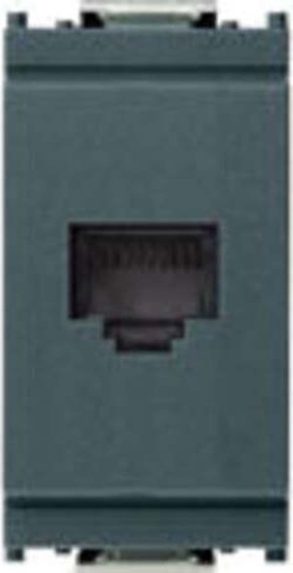 VIMAR-SERIE-IDEA-PRESA-DI-CONNETTORE-RJ45-8-CONTATTI-MORSETTI-A-VITE-GRIGIO