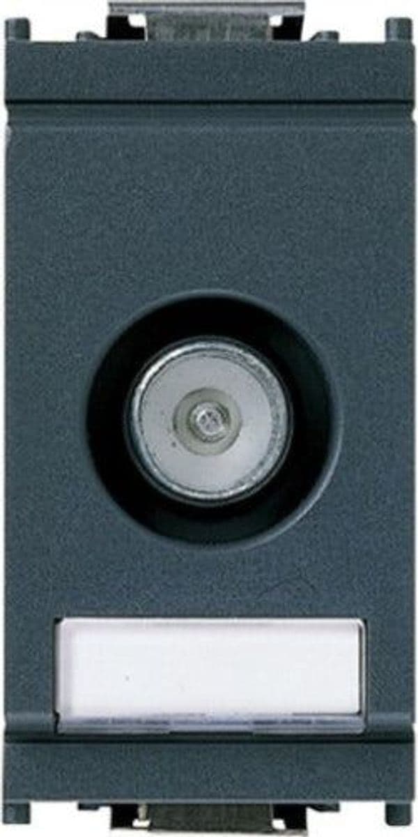 VIMAR-SERIE-IDEA-PRESA-PASSANTE-TV-RD-SAT-5-2400MHZ-CON-CONNETTORE-MASCHIO-IEC-601692-2-ATTENUAZIONE-DI-DERIVAZIONE-10DB-GRIGIO