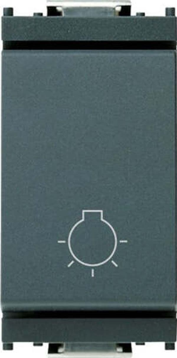 VIMAR-SERIE-IDEA-PULSANTE-1P-NO-10A-250VSIMBOLO-LUCE-GRIGIO