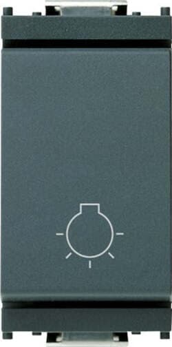 VIMAR-SERIE-IDEA-PULSANTE-1P-NO-10A-250VSIMBOLO-LUCE-GRIGIO