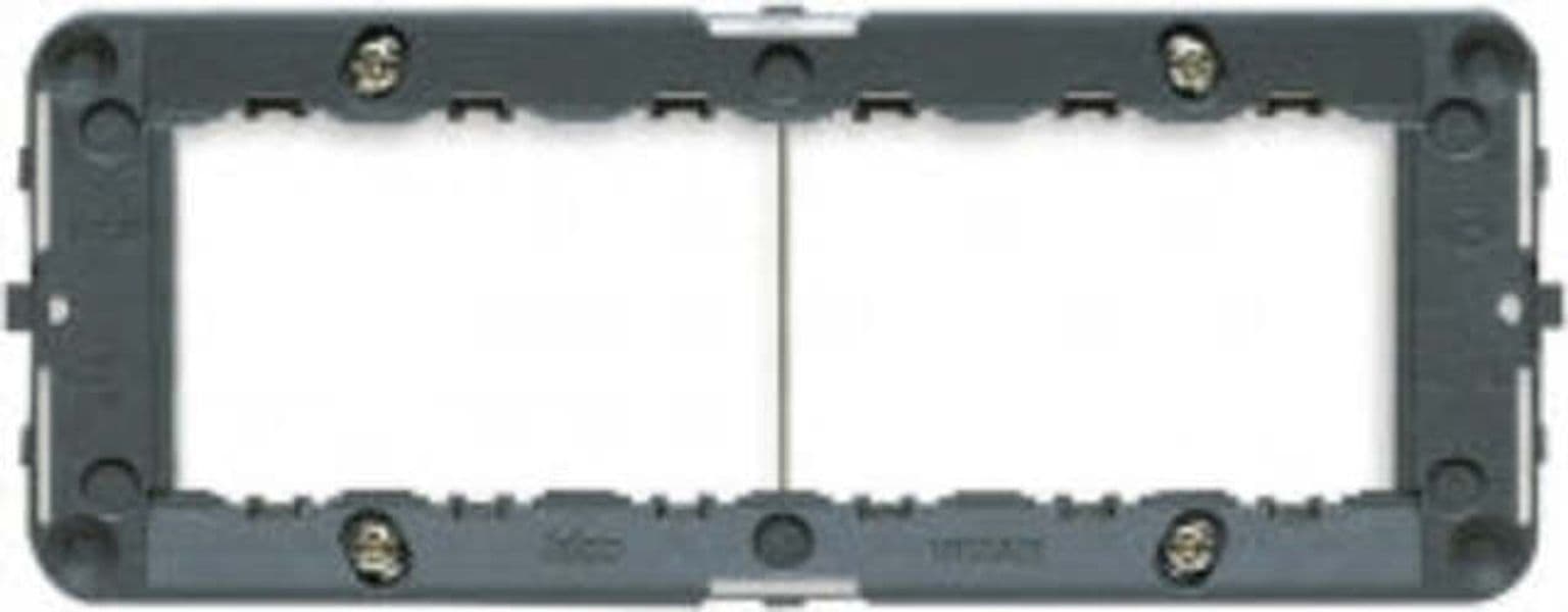 VIMAR-SERIE-IDEA-SUPPORTO-6M-CON-VITI-PER-SCATOLE-INC.-6/7-MODULI