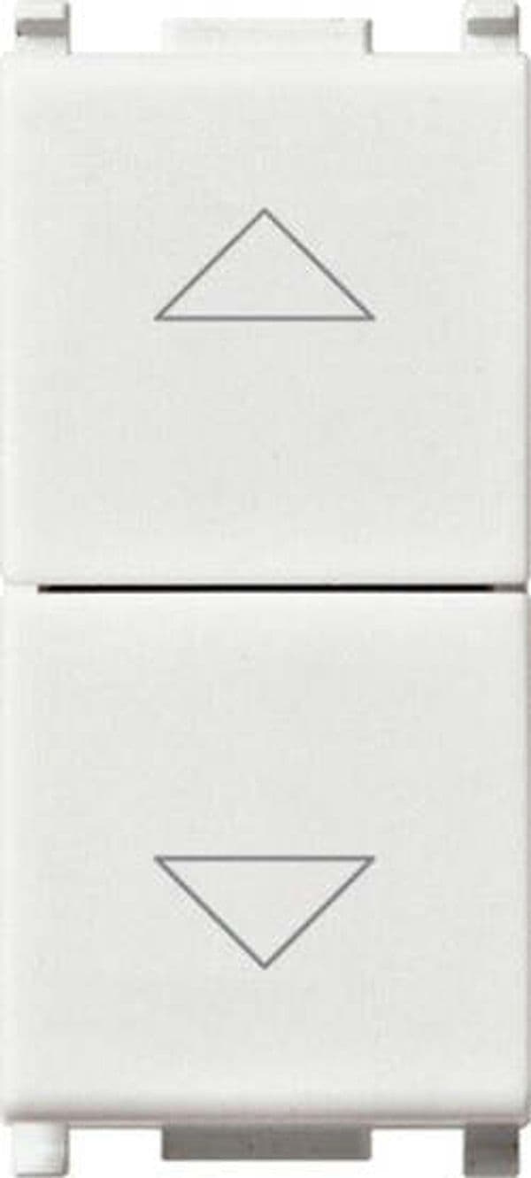 VIMAR-SERIE-PLANA-COMMUTATORE-2P-10AX-A-DUE-TASTI-BIANCO