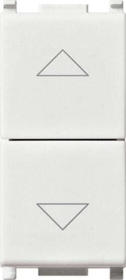 VIMAR-SERIE-PLANA-COMMUTATORE-2P-10AX-A-DUE-TASTI-BIANCO